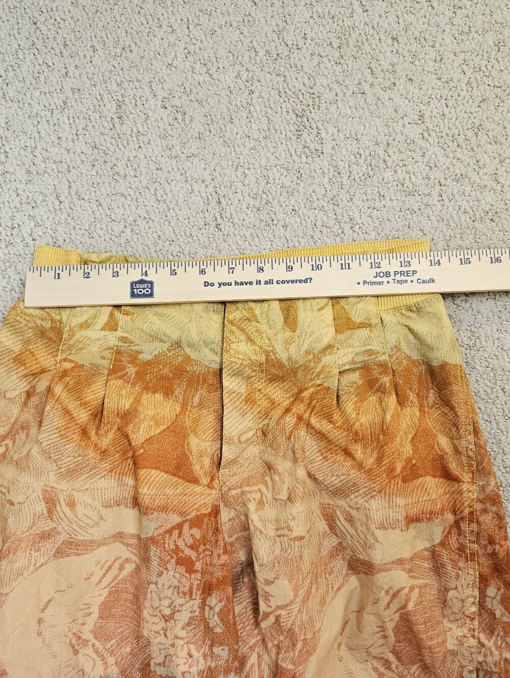FP Movement Mesmerize Me Pants Womens M Yellow Orange Pink Gorpcore Hippie - Picture 11 of 11
